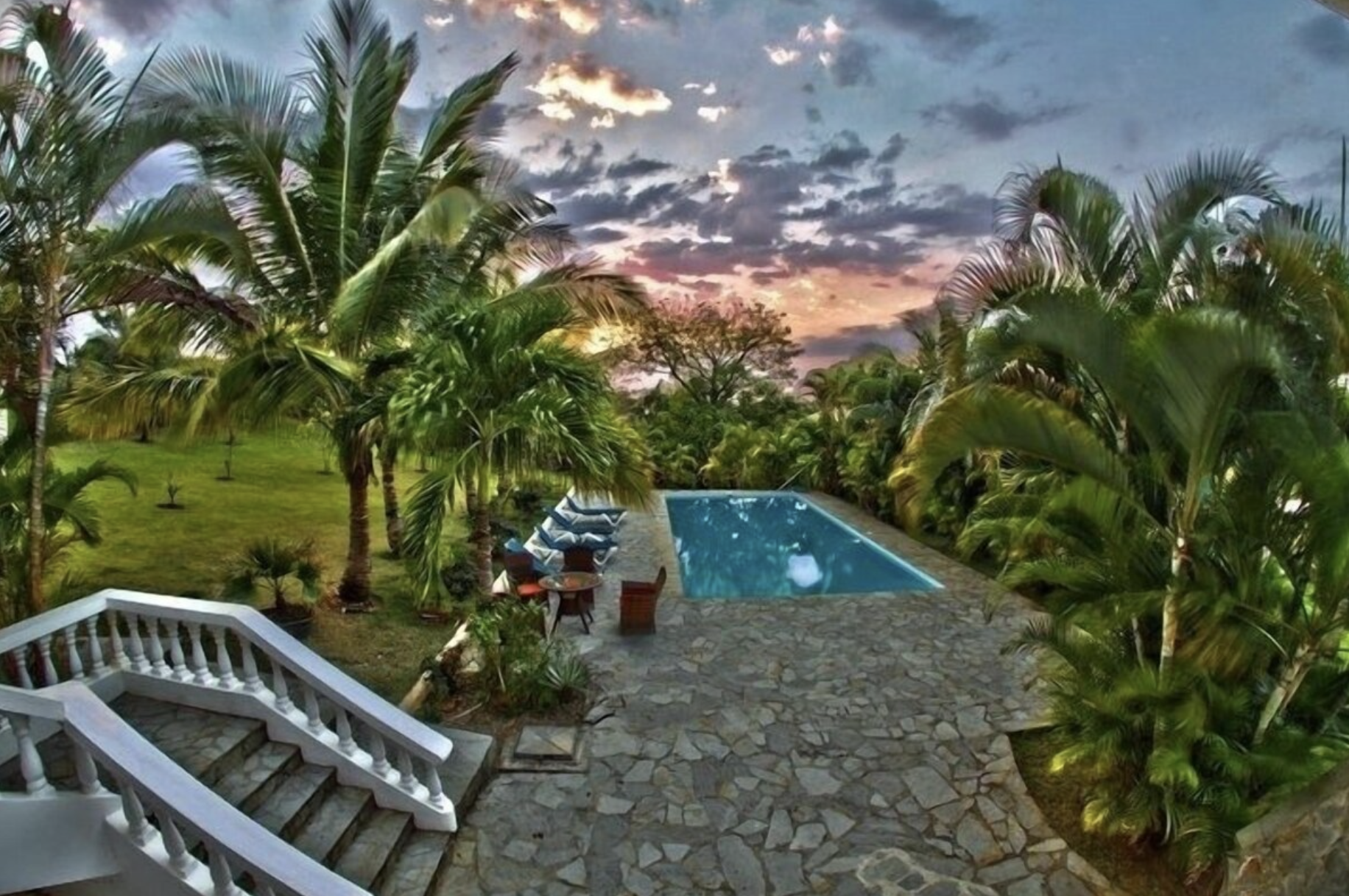 Sunset at Villa Bethney